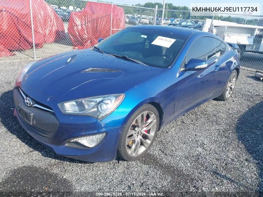 KMHHU6KJ9EU117734 2014 Hyundai Genesis 3.8L