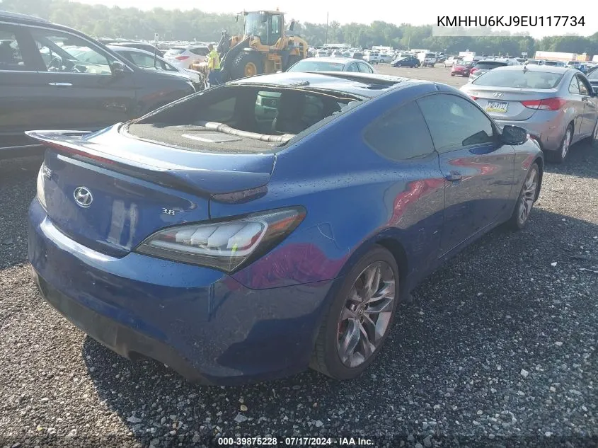 KMHHU6KJ9EU117734 2014 Hyundai Genesis 3.8L