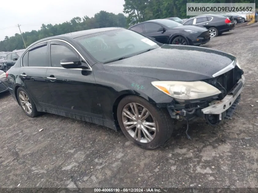 KMHGC4DD9EU265652 2014 Hyundai Genesis 3.8