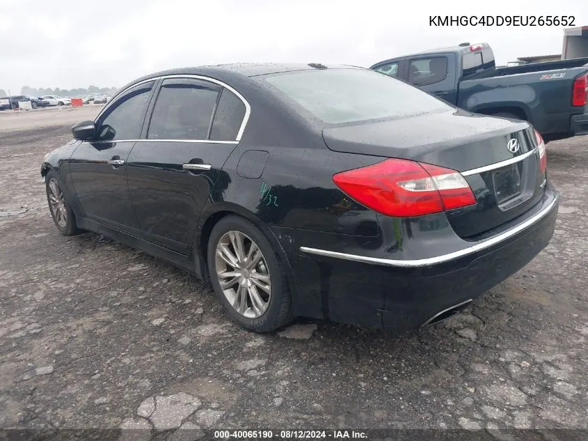 KMHGC4DD9EU265652 2014 Hyundai Genesis 3.8