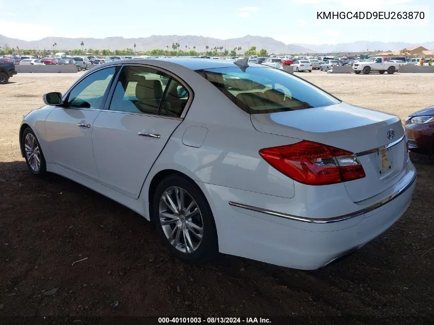 KMHGC4DD9EU263870 2014 Hyundai Genesis 3.8