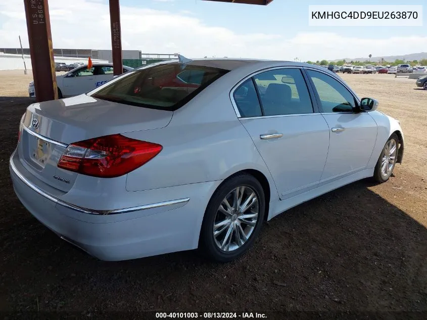 KMHGC4DD9EU263870 2014 Hyundai Genesis 3.8