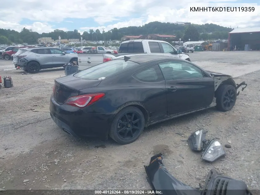 KMHHT6KD1EU119359 2014 Hyundai Genesis 2.0T