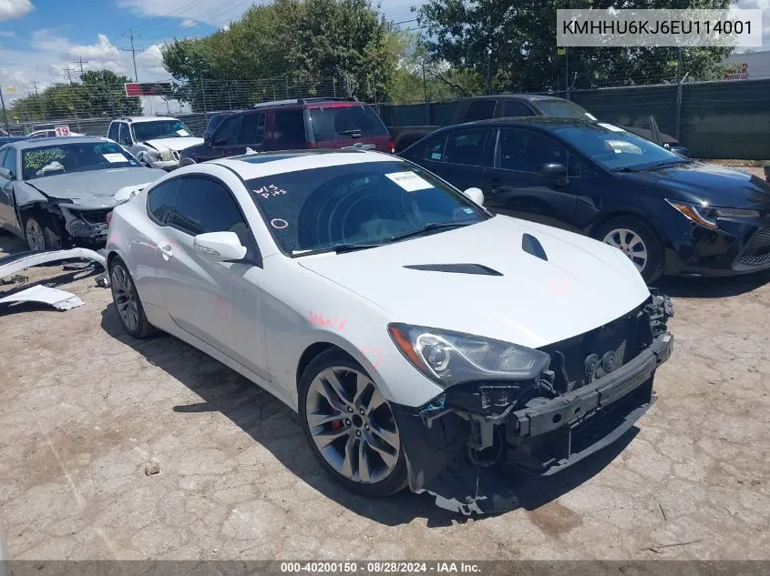 KMHHU6KJ6EU114001 2014 Hyundai Genesis 3.8 Ultimate