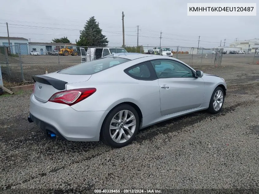 2014 Hyundai Genesis 2.0T VIN: KMHHT6KD4EU120487 Lot: 40339455