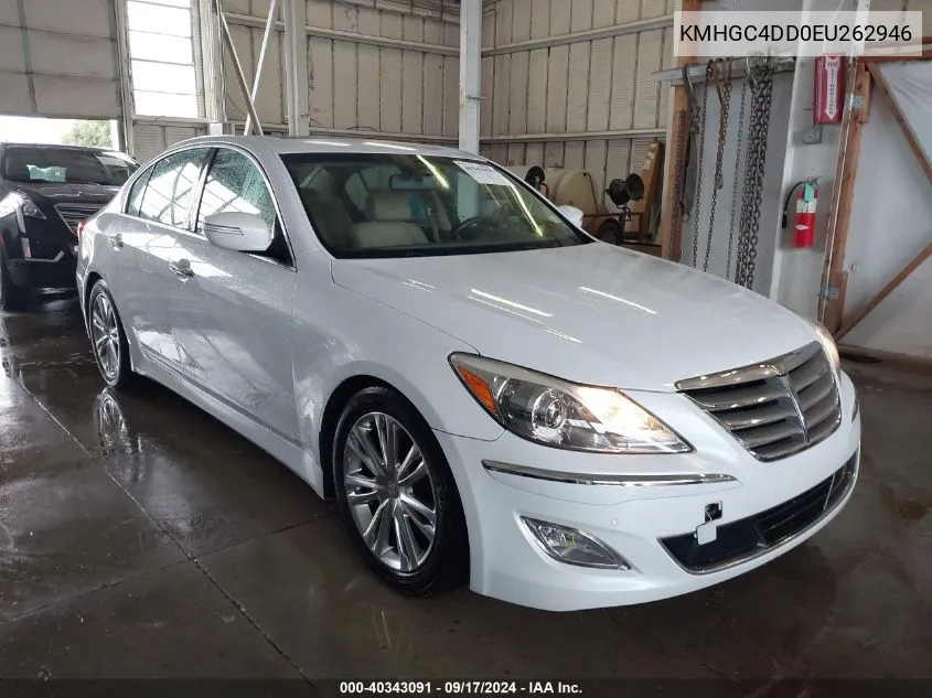 KMHGC4DD0EU262946 2014 Hyundai Genesis 3.8