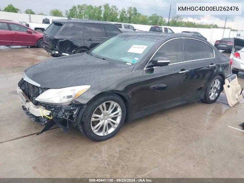 2014 Hyundai Genesis 3.8 VIN: KMHGC4DD0EU262476 Lot: 40441130