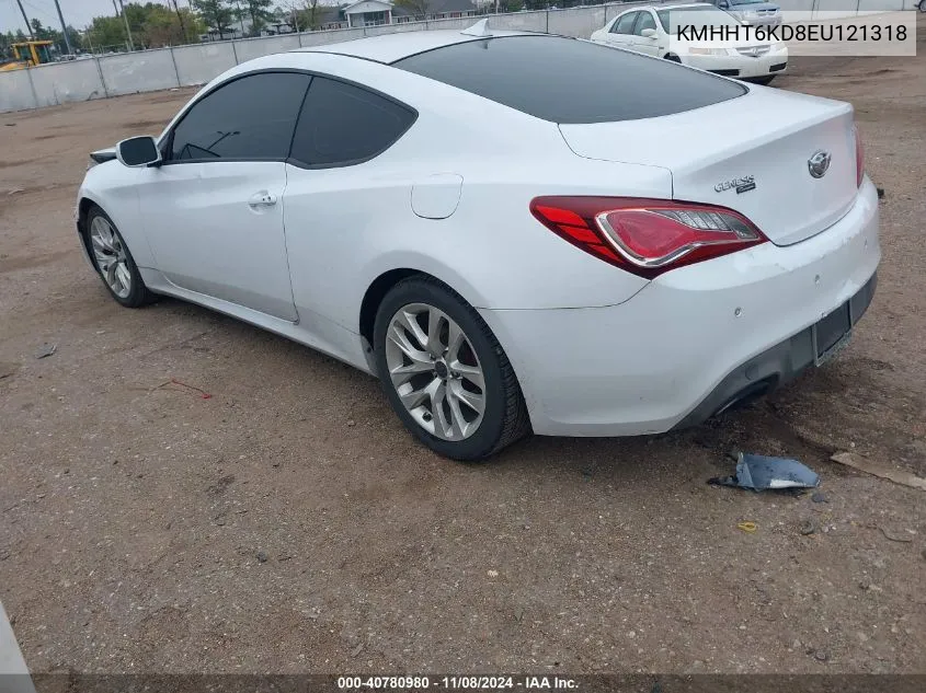 2014 Hyundai Genesis 2.0T Premium VIN: KMHHT6KD8EU121318 Lot: 40780980