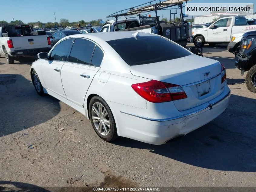 2014 Hyundai Genesis 3.8 VIN: KMHGC4DD4EU264988 Lot: 40847723