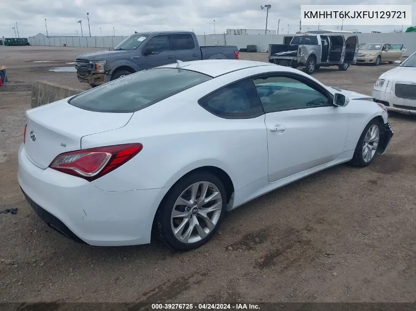 2015 Hyundai Genesis 3.8 Base VIN: KMHHT6KJXFU129721 Lot: 39640719