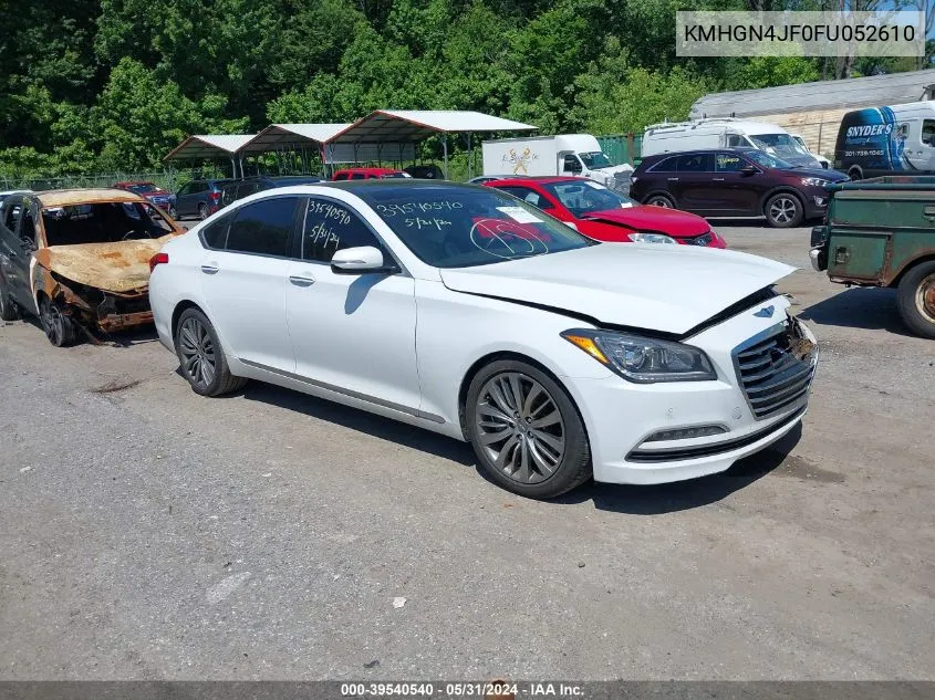 KMHGN4JF0FU052610 2015 Hyundai Genesis 5.0