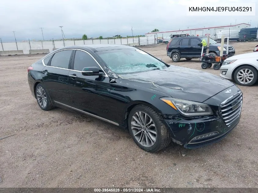 2015 Hyundai Genesis 3.8 VIN: KMHGN4JE9FU045291 Lot: 39545028