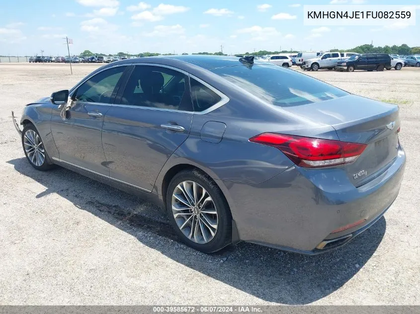 KMHGN4JE1FU082559 2015 Hyundai Genesis 3.8