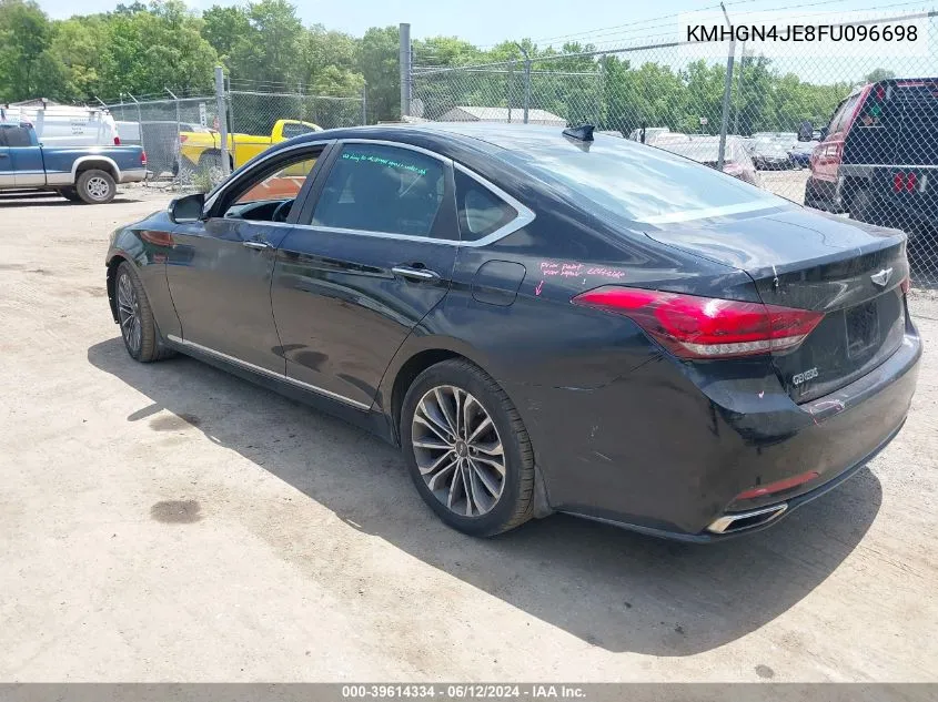 KMHGN4JE8FU096698 2015 Hyundai Genesis 3.8