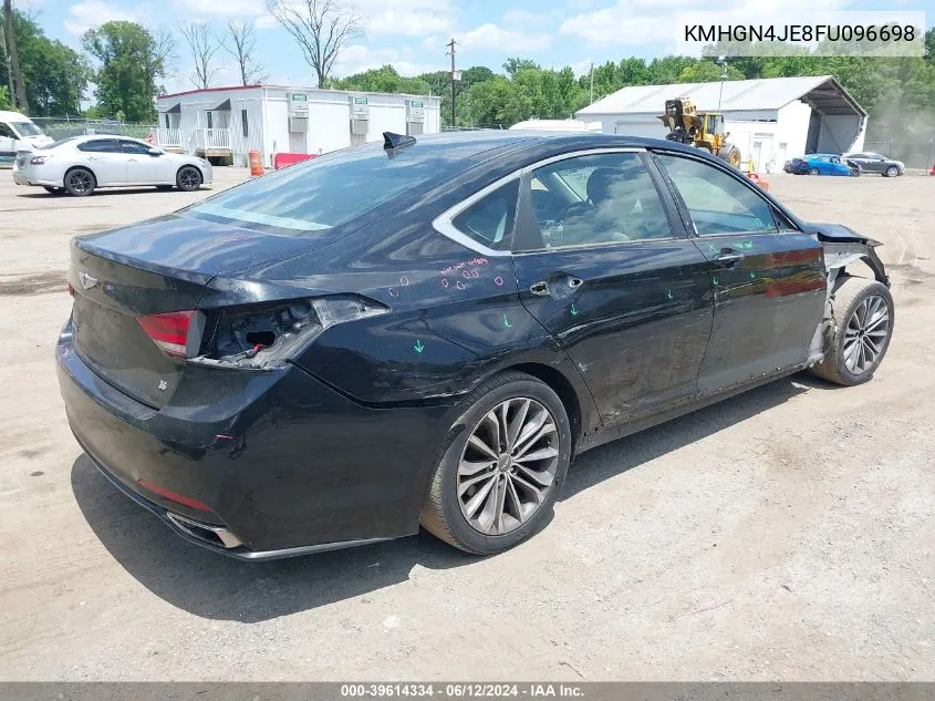 KMHGN4JE8FU096698 2015 Hyundai Genesis 3.8