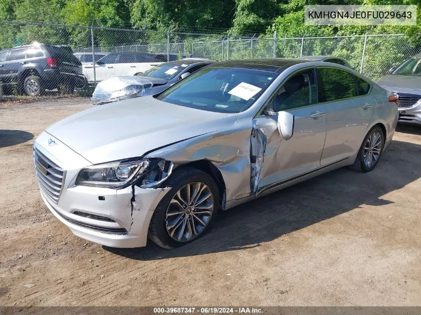 KMHGN4JE0FU029643 2015 Hyundai Genesis 3.8