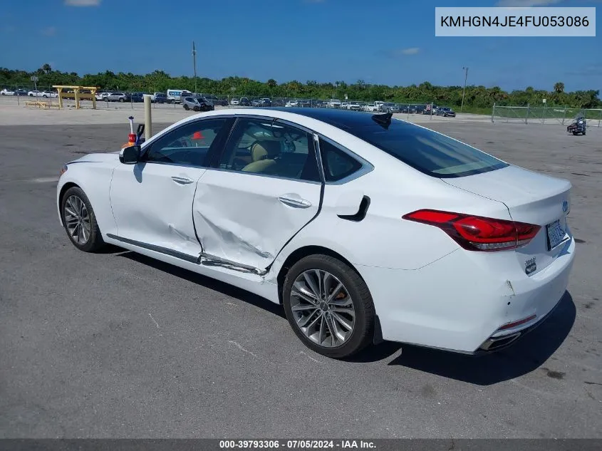 KMHGN4JE4FU053086 2015 Hyundai Genesis 3.8