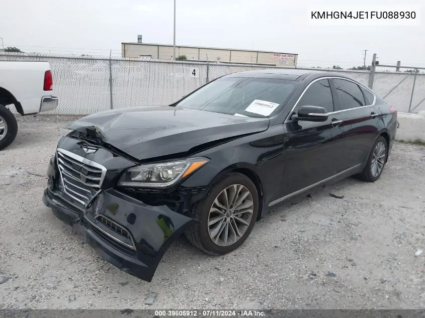 2015 Hyundai Genesis 3.8 VIN: KMHGN4JE1FU088930 Lot: 39805912