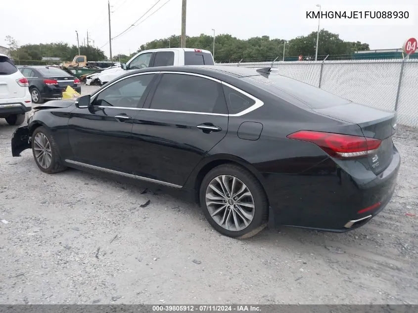 2015 Hyundai Genesis 3.8 VIN: KMHGN4JE1FU088930 Lot: 39805912