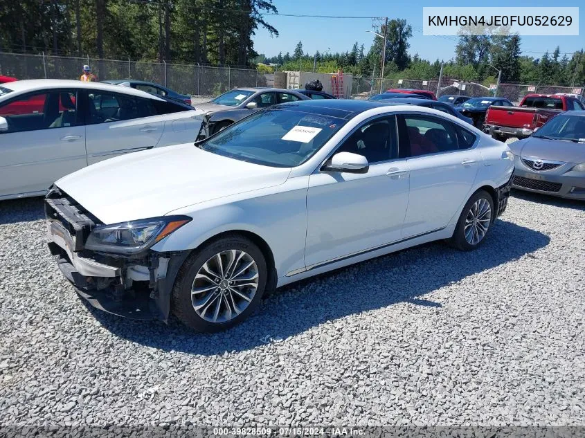 2015 Hyundai Genesis 3.8 Luxury VIN: KMHGN4JE0FU052629 Lot: 39828509