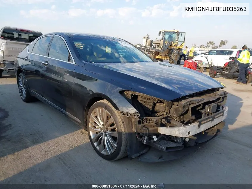 KMHGN4JF8FU035263 2015 Hyundai Genesis 5.0