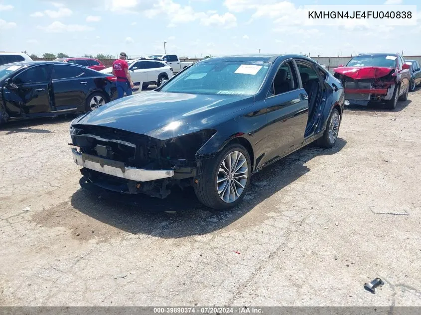 KMHGN4JE4FU040838 2015 Hyundai Genesis 3.8