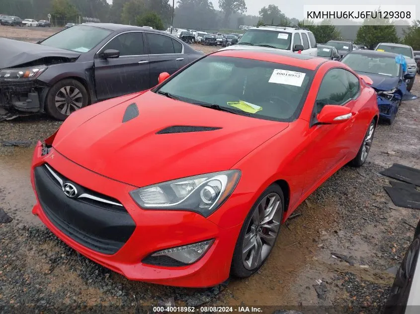 KMHHU6KJ6FU129308 2015 Hyundai Genesis 3.8 Ultimate