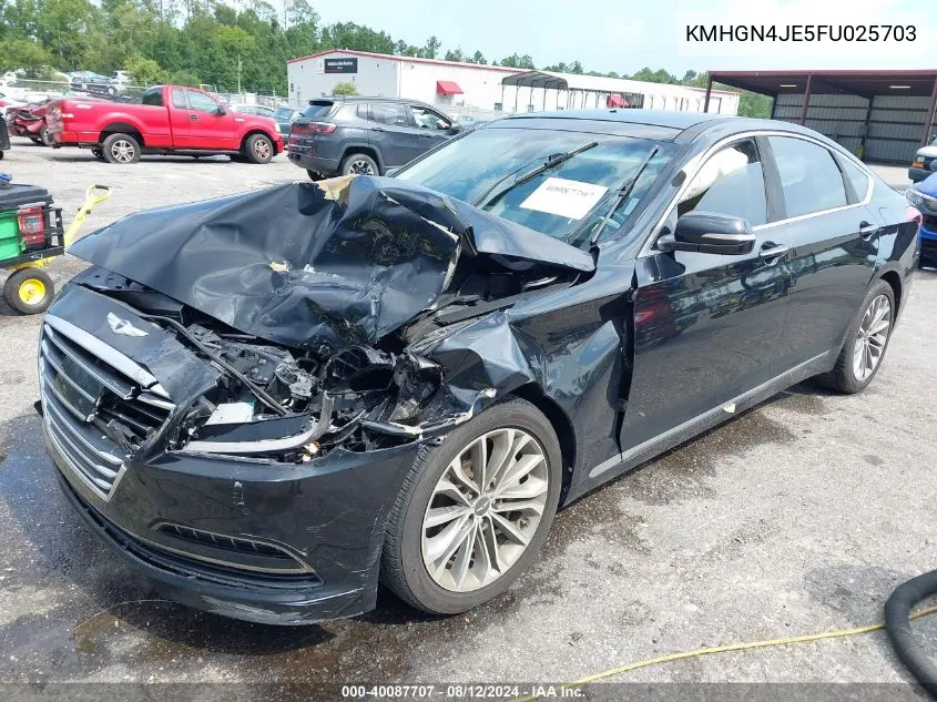 KMHGN4JE5FU025703 2015 Hyundai Genesis 3.8