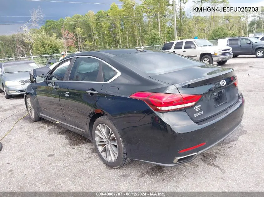 KMHGN4JE5FU025703 2015 Hyundai Genesis 3.8