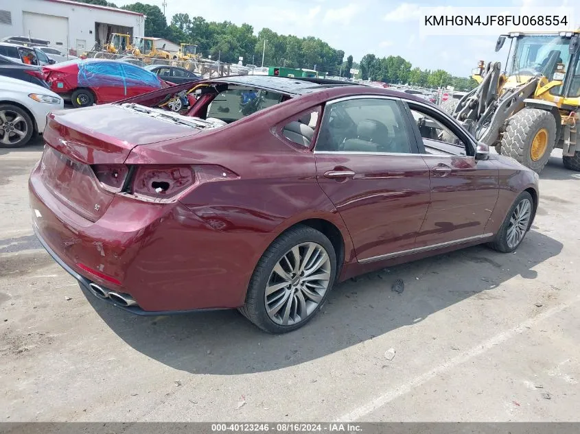 KMHGN4JF8FU068554 2015 Hyundai Genesis 5.0