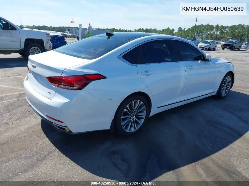 2015 Hyundai Genesis 3.8 VIN: KMHGN4JE4FU050639 Lot: 40250538