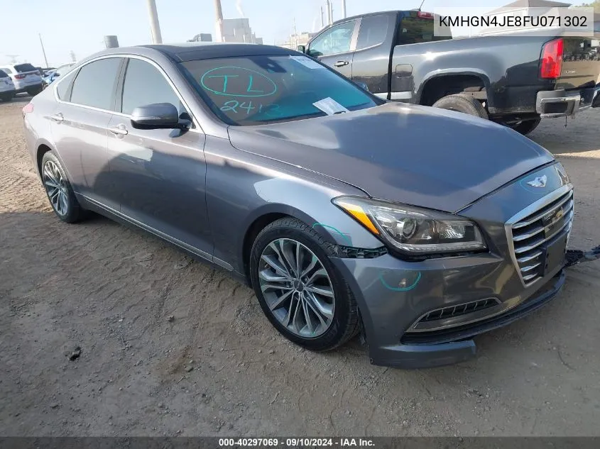 2015 Hyundai Genesis 3.8L VIN: KMHGN4JE8FU071302 Lot: 40297069