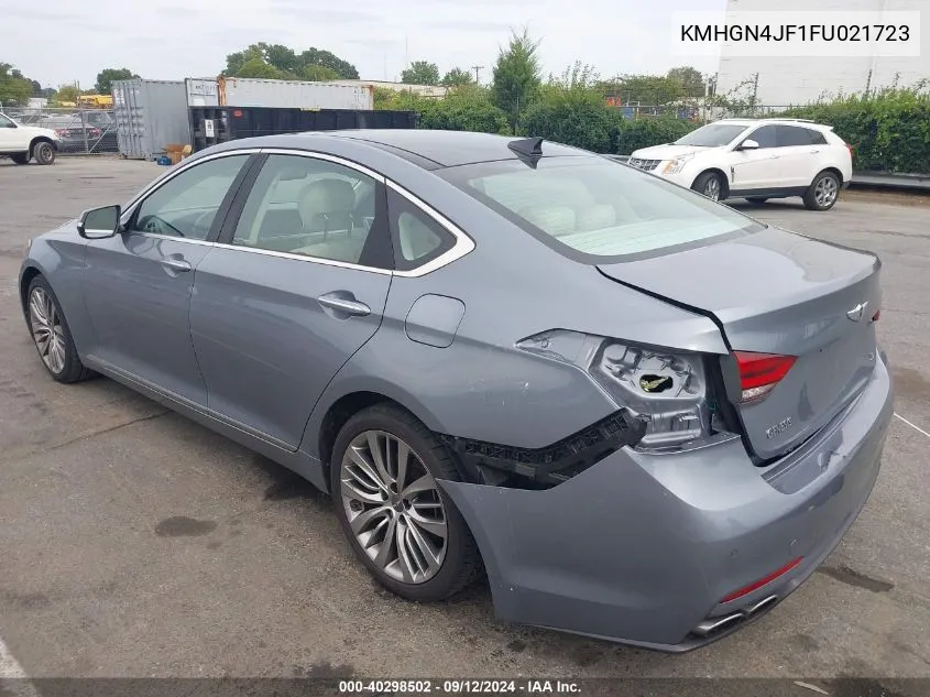 KMHGN4JF1FU021723 2015 Hyundai Genesis 5.0