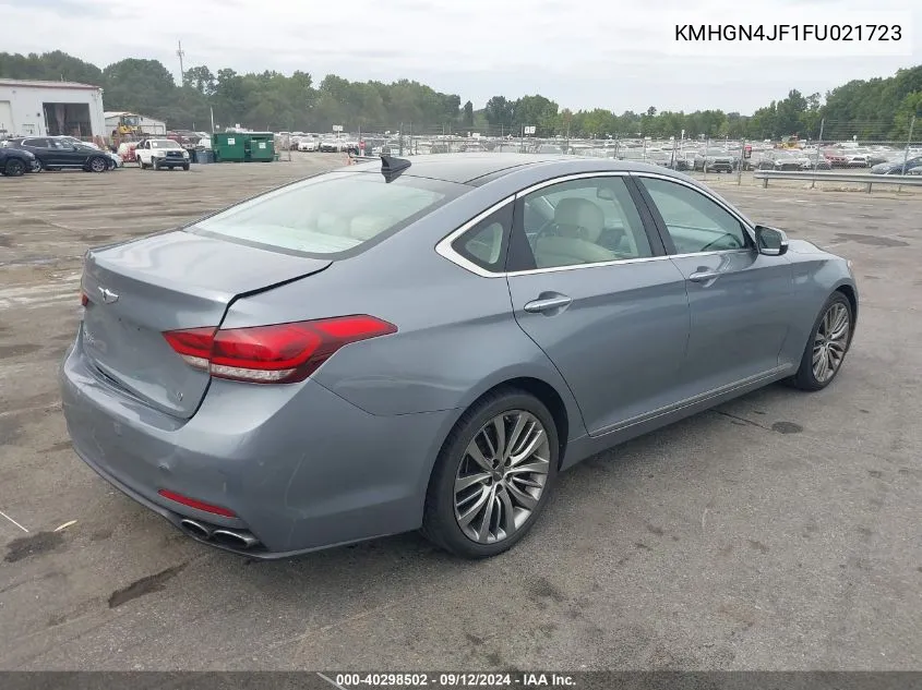 KMHGN4JF1FU021723 2015 Hyundai Genesis 5.0