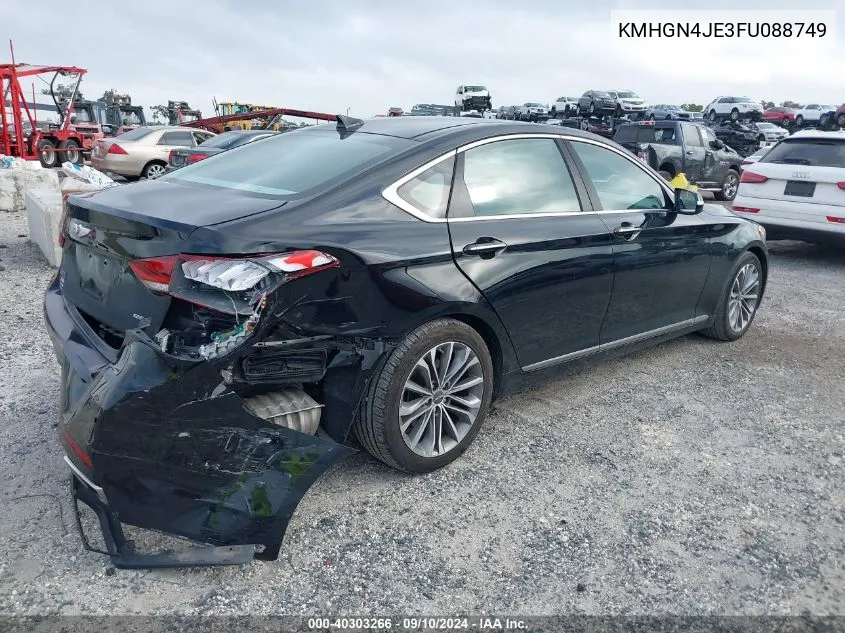 KMHGN4JE3FU088749 2015 Hyundai Genesis 3.8L