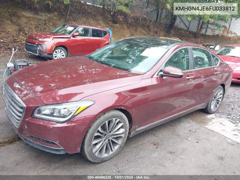 KMHGN4JE6FU033812 2015 Hyundai Genesis 3.8