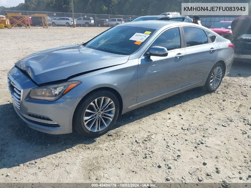 KMHGN4JE7FU083943 2015 Hyundai Genesis 3.8