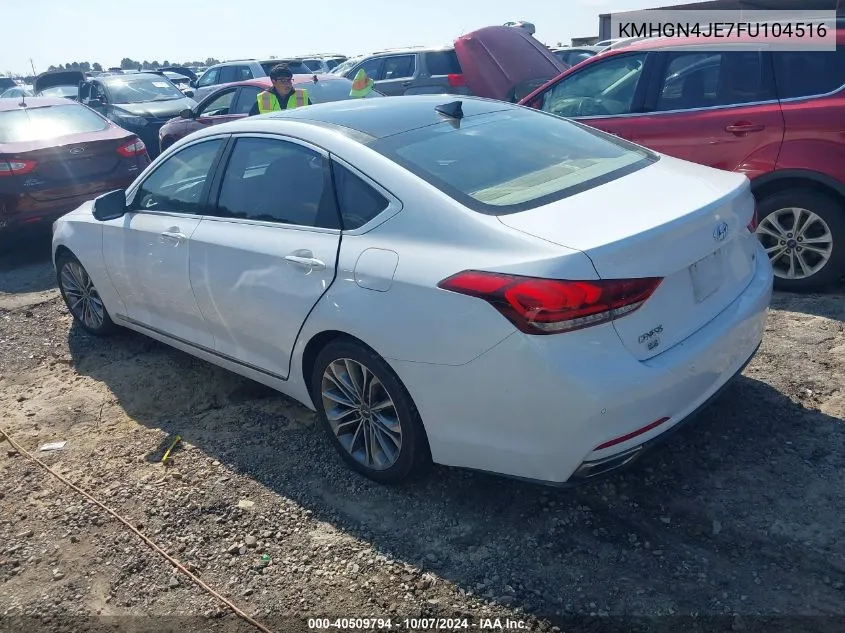 KMHGN4JE7FU104516 2015 Hyundai Genesis 3.8