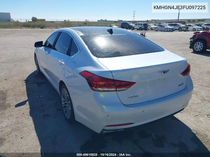 KMHGN4JE3FU097225 2015 Hyundai Genesis 3.8