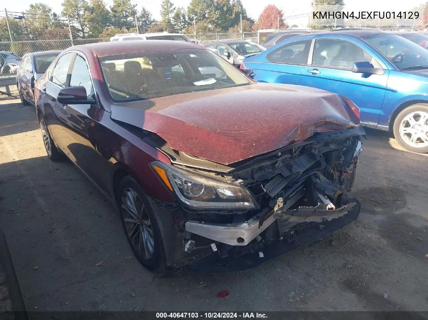 KMHGN4JEXFU014129 2015 Hyundai Genesis 3.8