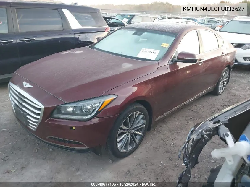 KMHGN4JE0FU033627 2015 Hyundai Genesis 3.8L