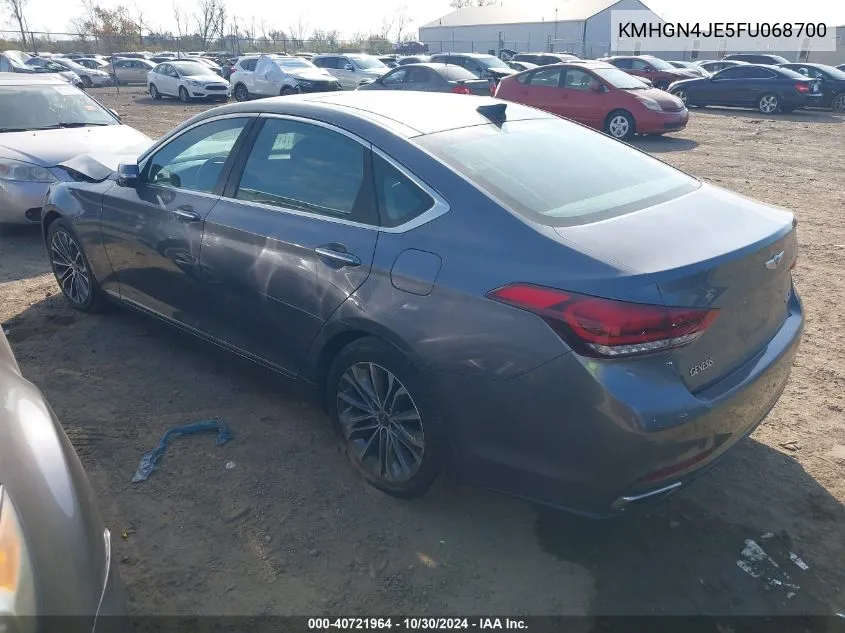 KMHGN4JE5FU068700 2015 Hyundai Genesis 3.8L