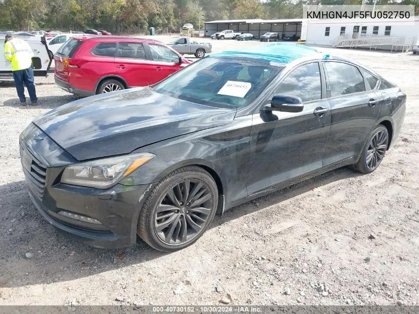 KMHGN4JF5FU052750 2015 Hyundai Genesis 5.0