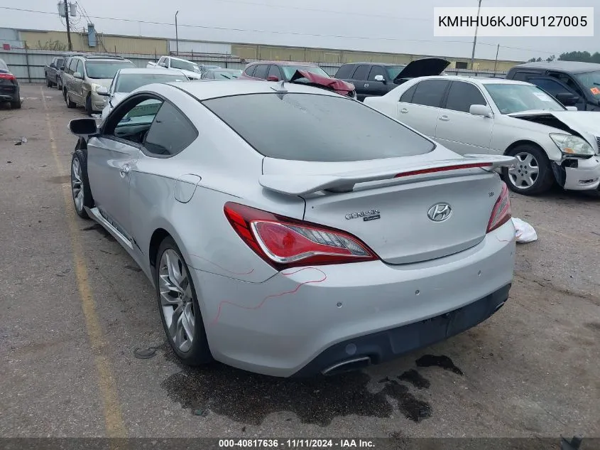 KMHHU6KJ0FU127005 2015 Hyundai Genesis 3.8 Ultimate