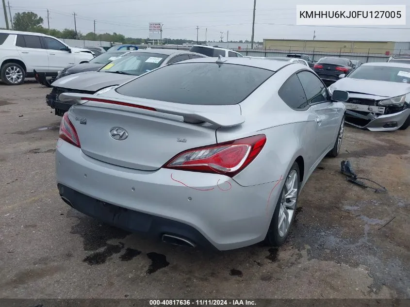 KMHHU6KJ0FU127005 2015 Hyundai Genesis 3.8 Ultimate