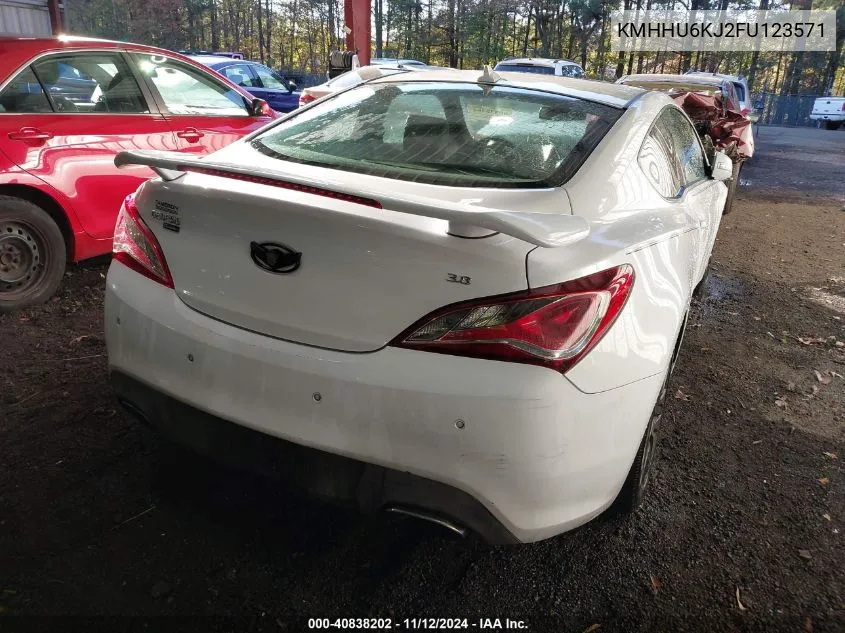 2015 Hyundai Genesis 3.8 Ultimate VIN: KMHHU6KJ2FU123571 Lot: 40838202