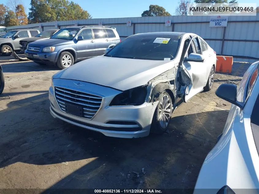 2015 Hyundai Genesis 3.8 VIN: KMHGN4JE9FU049468 Lot: 40852136