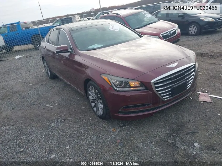 2015 Hyundai Genesis 3.8 VIN: KMHGN4JE9FU030466 Lot: 40868034