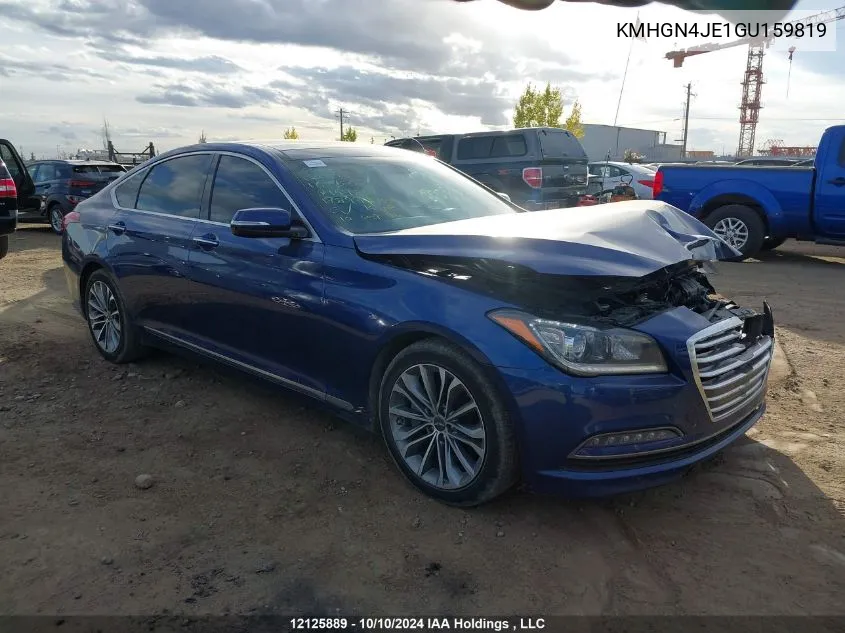 KMHGN4JE1GU159819 2016 Hyundai Genesis 3.8 Luxury