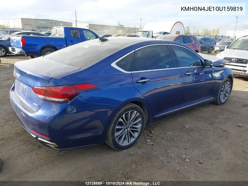 KMHGN4JE1GU159819 2016 Hyundai Genesis 3.8 Luxury